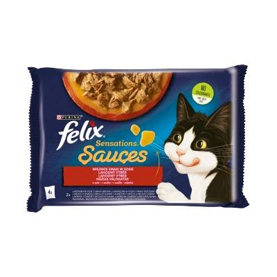 FELIX Sensations Сос за котки Country Flavours в сос 4x85g