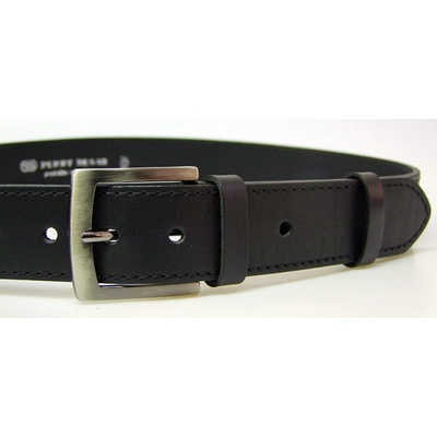 Penny Belts kožený opasek 25-1-60 černý