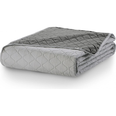 DecoKing Sivý obojstranný pléd z mikrovlákna Axel 240x260