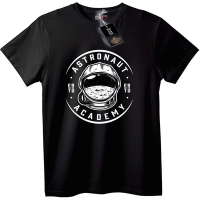 NOONEBRAND Тениска Космическа академия - XL, White