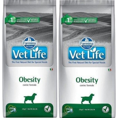 Vet Life Obesity Dog 2 x 12 kg