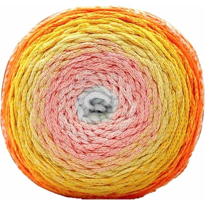 Chainy Cotton Cake ReTwisst 28 variace bílá, lososová, žlutá, oranžová