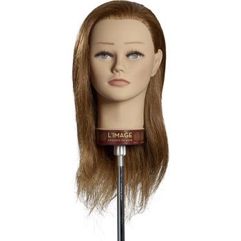 L´image Cvičná hlava stredná blond Limage Hanna 35 cm