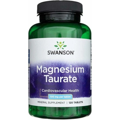 Swanson Taurát Hořečnatý 100 mg 120 tablet