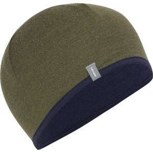 Icebreaker Зимна шапка (beanie) Icebreaker Pocket Hat Beanie - Dark Loden / Midnight Navy - размер One Size (204-0937-6211)