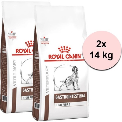 Royal Canin VHN Dog Gastrointestinal High Fibre 2 x 14 кг