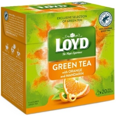 Loyd Pyramid Green Orange a mandarinka 20 x 1,5 g