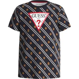 GUESS Цветна тениска с къс ръкав за момче с контрастни ленти Guess