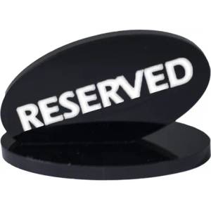 ALKAN AN-Табелка RESERVE АКРИЛ 9, 5x6x6cm (0136707)
