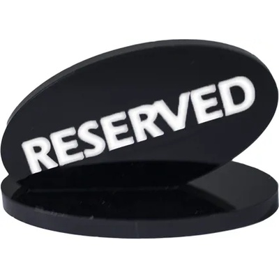 ALKAN AN-Табелка RESERVE АКРИЛ 9, 5x6x6cm (0136707)