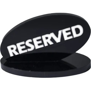 ALKAN AN-Табелка RESERVE АКРИЛ 9, 5x6x6cm (0136707)