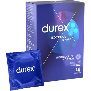 Durex Extra Safe - презервативи за допълнителна защита - 18 броя - desirel