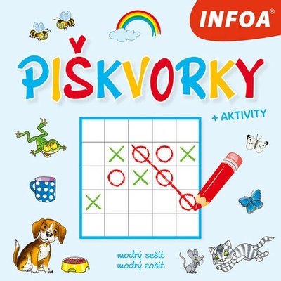Piškvorky + Aktivity - modrý zošit - autor neuvedený
