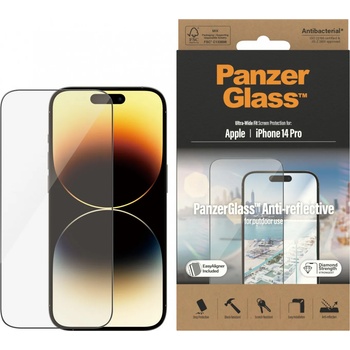 Panzer Стъклен протектор PanzerGlass Apple iPhone 14 Pro UWF Anti-Reflective AB w. Applicator, Черен