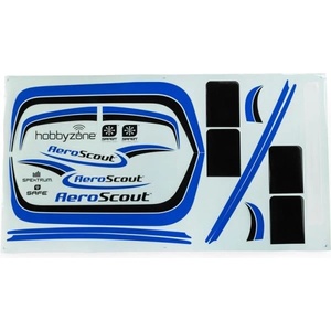 Hobbyzone стикери сини: Aeroscout 1.1m