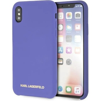 KARL LAGERFELD Кейс Karl Lagerfeld Silicone за Apple iPhone X/XS, Виолетов
