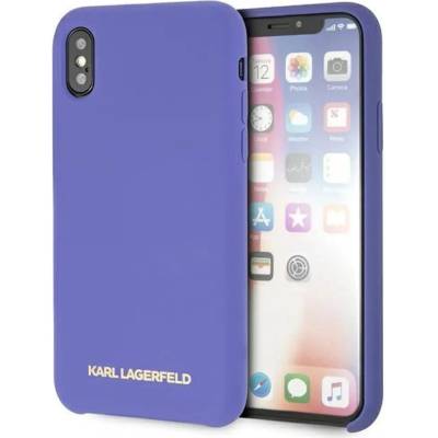 KARL LAGERFELD Кейс Karl Lagerfeld Silicone за Apple iPhone X/XS, Виолетов