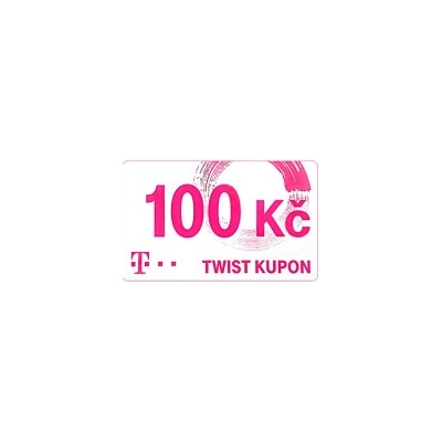 T-Mobile dobíjecí kupon Twist 100 Kč – Zboží Mobilmania