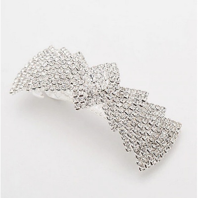 B-TOP Spona do vlasů mašle s kamínky – Zboží Mobilmania