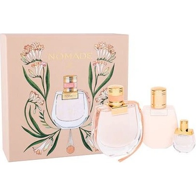 Chloé Nomade Подаръчен комплект парфюмна вода 75ml + парфюмна вода 5ml + Мляко за тяло 100ml, Жени