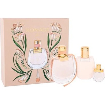 Chloé Nomade Подаръчен комплект парфюмна вода 75ml + парфюмна вода 5ml + Мляко за тяло 100ml, Жени