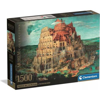 CLEMENTONI MUZEUM VĚŽ BABEL 1500 DÍLKŮ