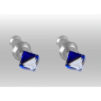 JSB Swarovski Elements modroměnivé 713864-bb pecky bermuda blue