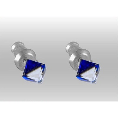 JSB Swarovski Elements modroměnivé 713864-bb pecky bermuda blue
