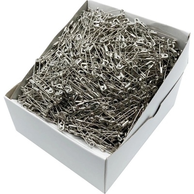Špendlíky zavírací ocelové PREMIUM - 28x0,75mm - niklované - 1728ks/krabička (sypané) – Zboží Dáma