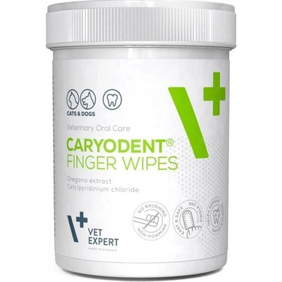 VetExpert Caryodent finger wipes ubrousky na čištění zubů 50 ks