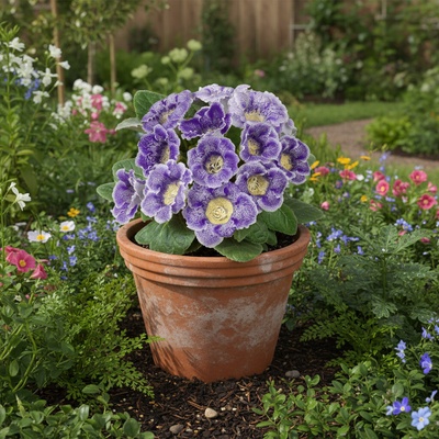Gloxinie 'Tigrinya Blauw' 1 ks