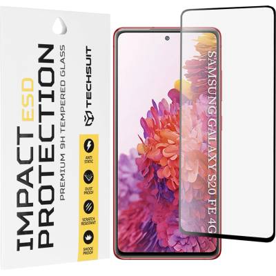 Techsuit Протектор за Samsung Galaxy S20 FE / S20 FE 5G - ESD Glass - Черен