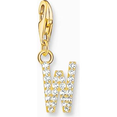 Thomas Sabo prívesok charm letter W gold 1986 414 14