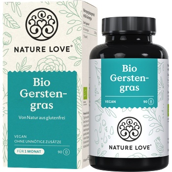 Nature love Био ечемична трева - 90 капсули