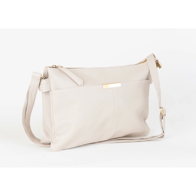 Nicole Brown Elegantní kabelka JBFB 354 béžová