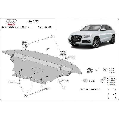 Scut Motor - Румъния Метална кора под двигател audi q5 (8r) от 2012 (73864)