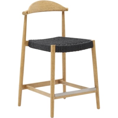 Kave Home Nina 62 cm s černým výpletem