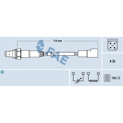 Lambda sonda FAE 77169