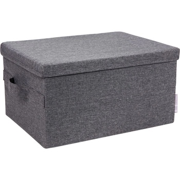 Bigso Сива текстилна кутия за съхранение с капак 40x30x22 cm Soft Storage - Bigso (6936S0101-99)