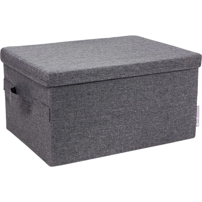 Bigso Сива текстилна кутия за съхранение с капак 40x30x22 cm Soft Storage - Bigso (6936S0101-99)