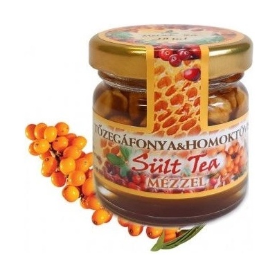 Mecsek Brusnicovo rakytníkový pečený čaj s medom 40 ml