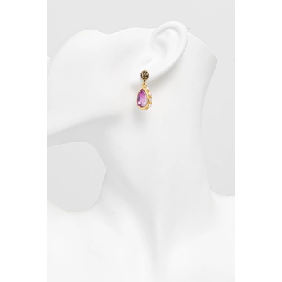 Kurt Geiger London обици дамски от метал с циркон (5623190429)