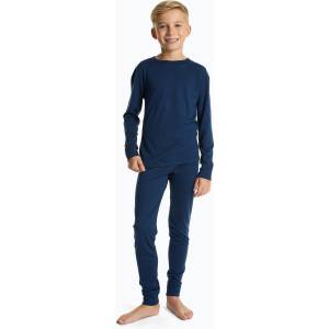WOOLCANO Детски комплект термобельо WOOLCANO Merino 100% SET0683 navy blue