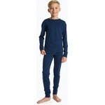 WOOLCANO Детски комплект термобельо WOOLCANO Merino 100% SET0683 navy blue