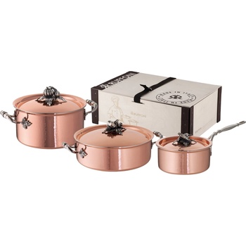 Ruffoni Комплект кухненски съдове OPUS CUPRA, комплект от 6 бр. , мед, Ruffoni (RUFOCS0006)