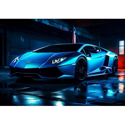Postershop Fototapety vliesové Car Lamborghini luxurious neon 1 rozměry 254x184 cm