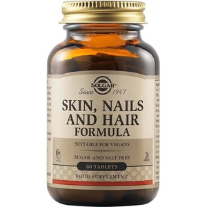 Solgar Hair, Skin and Nail Formula, 60 таблетки, Solgar