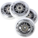 Sestava bílých PU koleček 70x24 + ložiska ABEC7 NILS Extreme