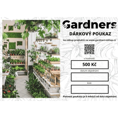 Gardners Dárkový poukaz 500 Kč