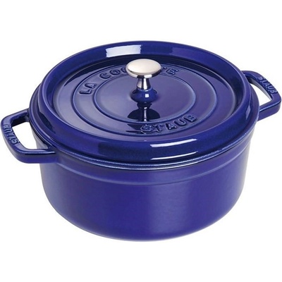 Staub Cocotte hrnec kulatý 24 cm 3,8 l tmavě modrý